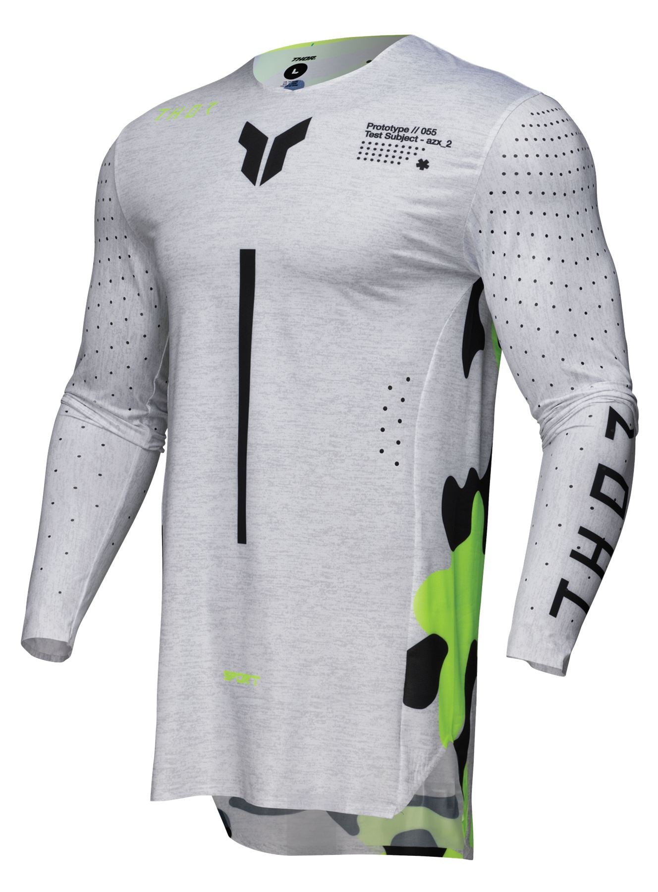 Thor 2025 Motocross Jersey White Acid